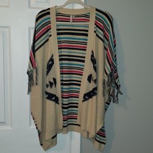 Red Camel Aztec cardigan size XS